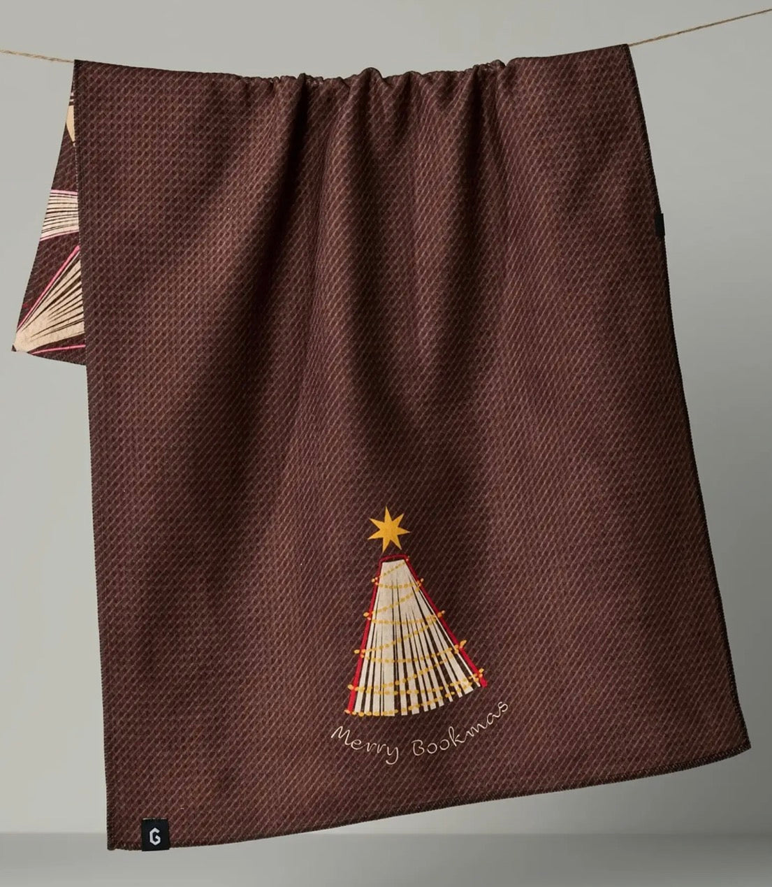 BOOKMAS GEOMETRY TEA TOWELS - double sided