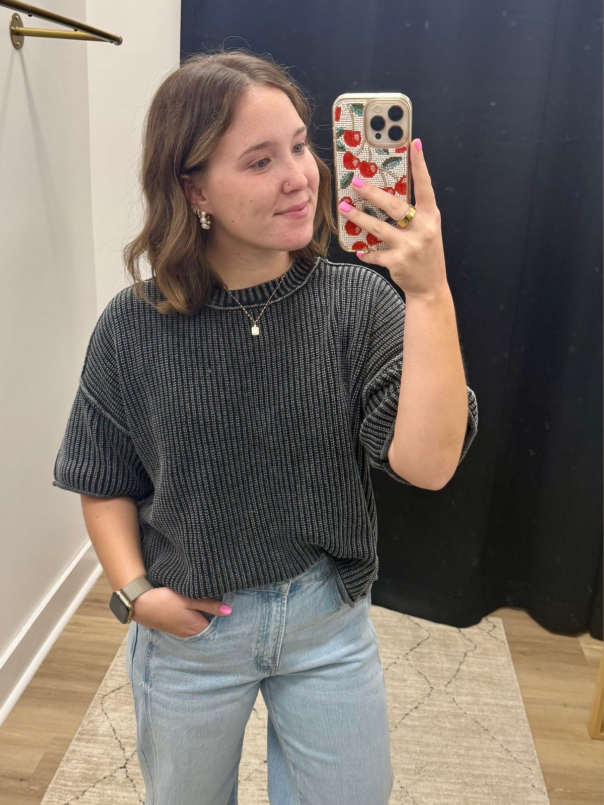 THE NATALIE MINERAL WASHED SWEATER - 2 colors