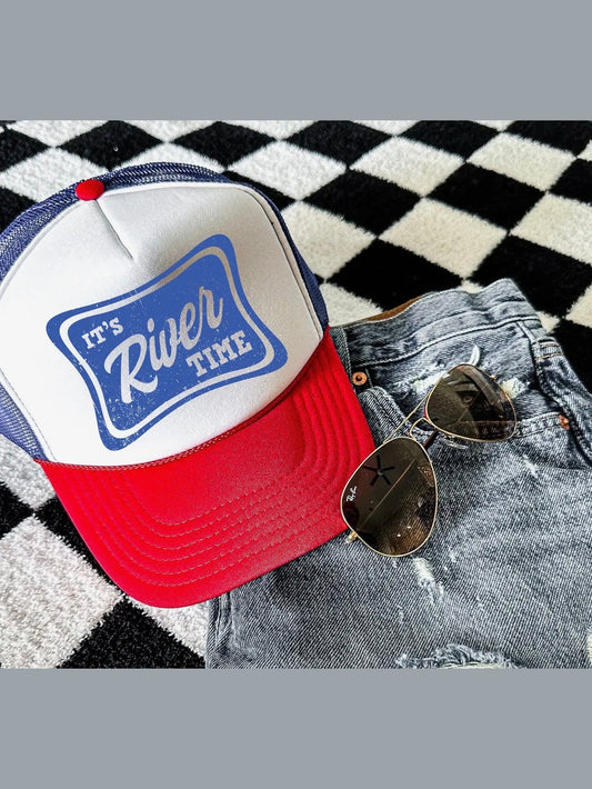 THE RIVER TIME HAT - red