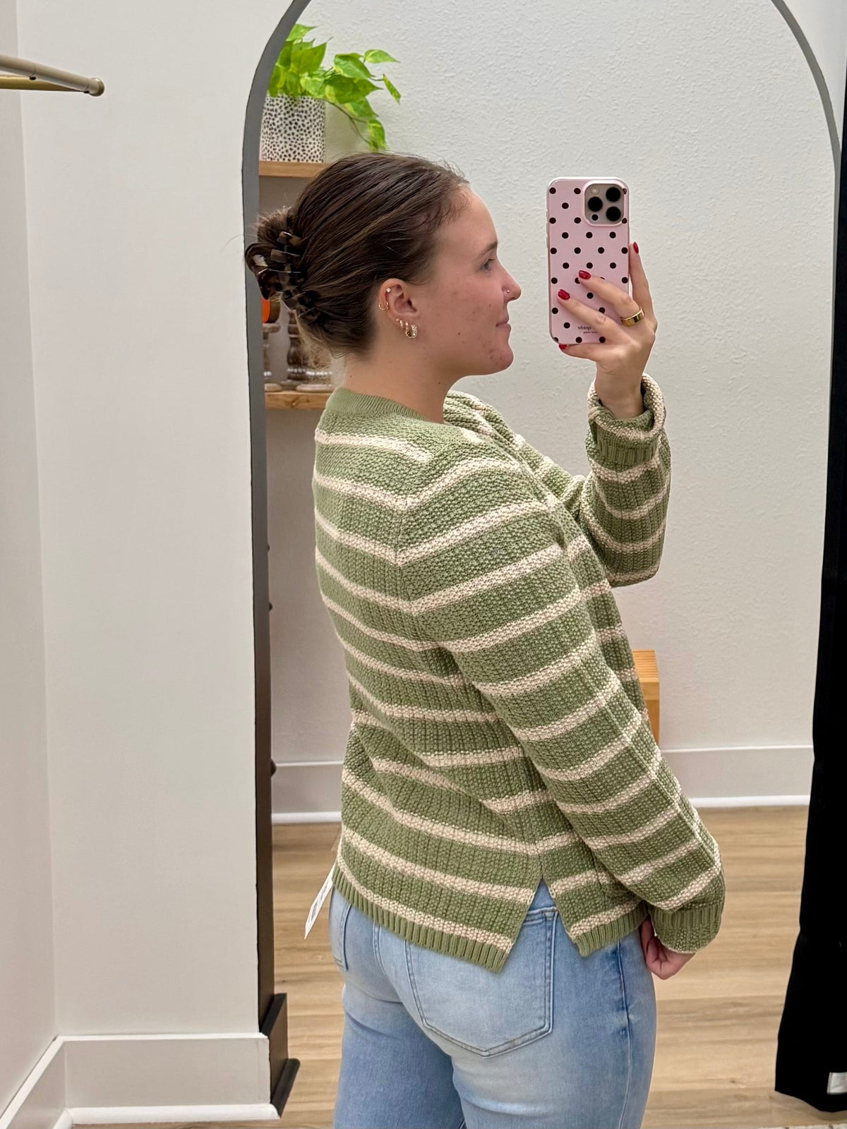 THE CARRIE KNIT OPEN CARDIGAN - sage