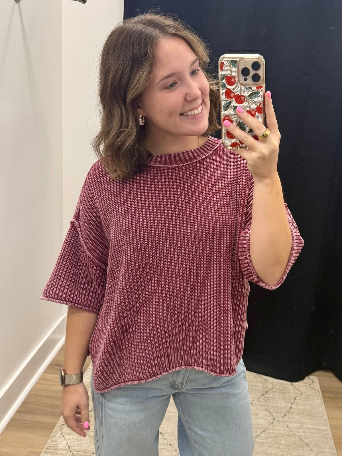 THE NATALIE MINERAL WASHED SWEATER - 2 colors