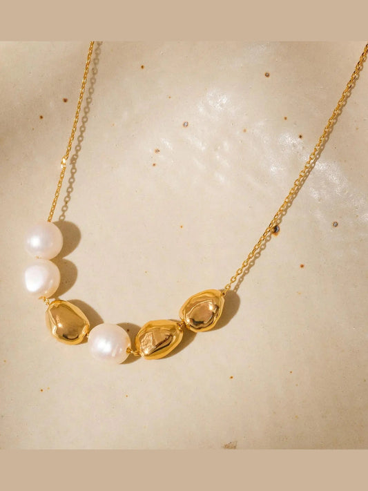 THE MAUD 18K GOLD FRESHWATER PEARL NECKLACE