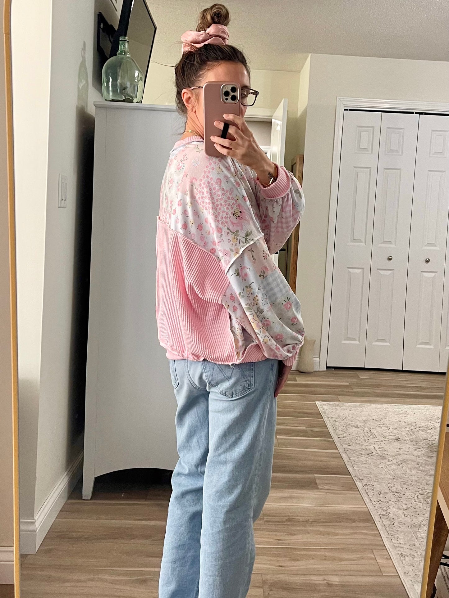 THE PAISLEY PATCHWORK DOLMAN TOP