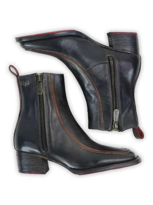 THE BEDSTU BITSY LEATHER BOOTIE - black