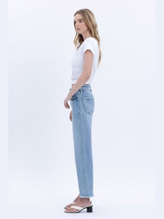 THE MILEY HI RISE SLIM WIDE LEG DENIM REG & PLUS