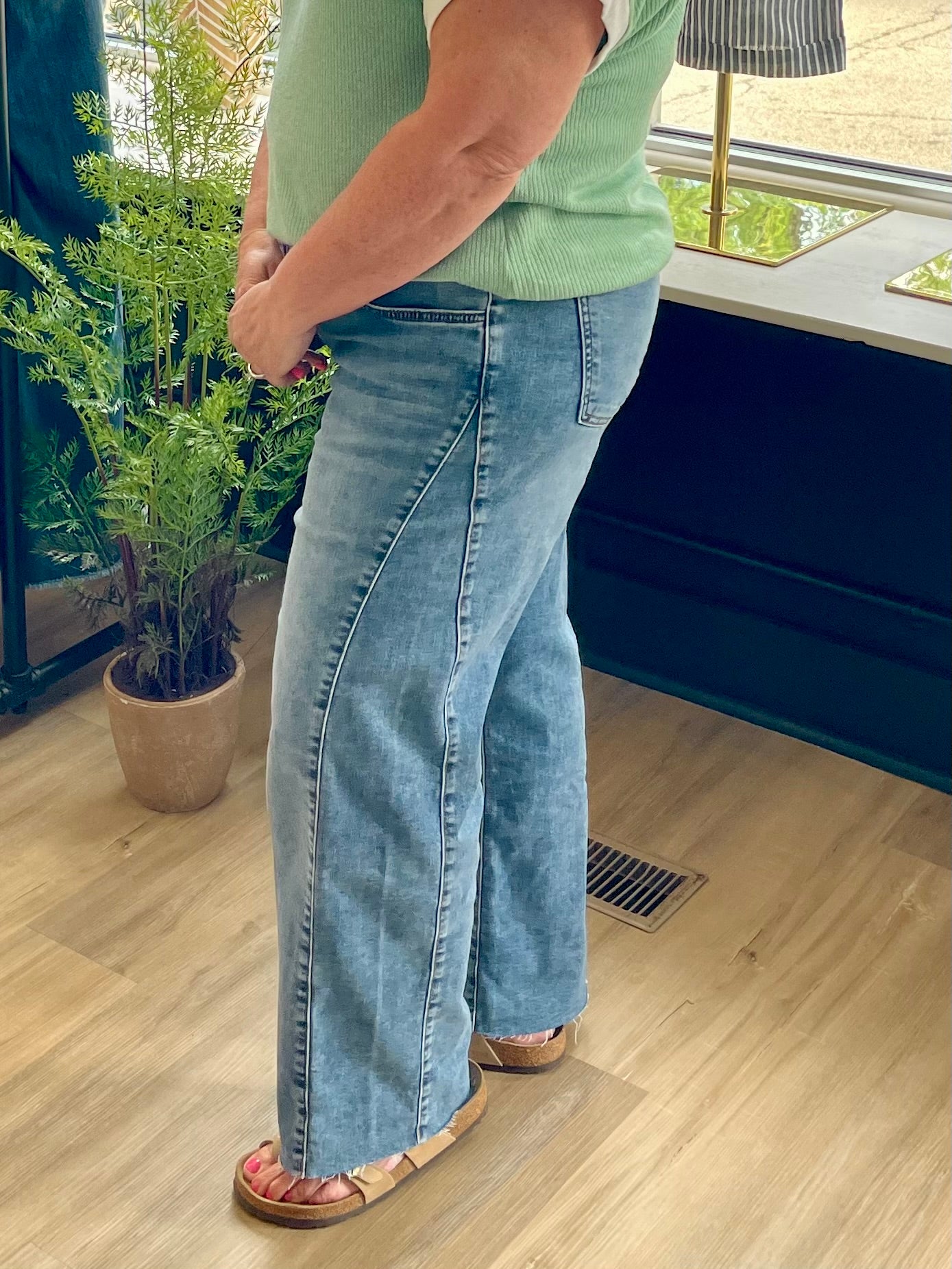 THE CHARLOTTE HI RISE LIGHTWEIGHT DENIM - KUT BRAND