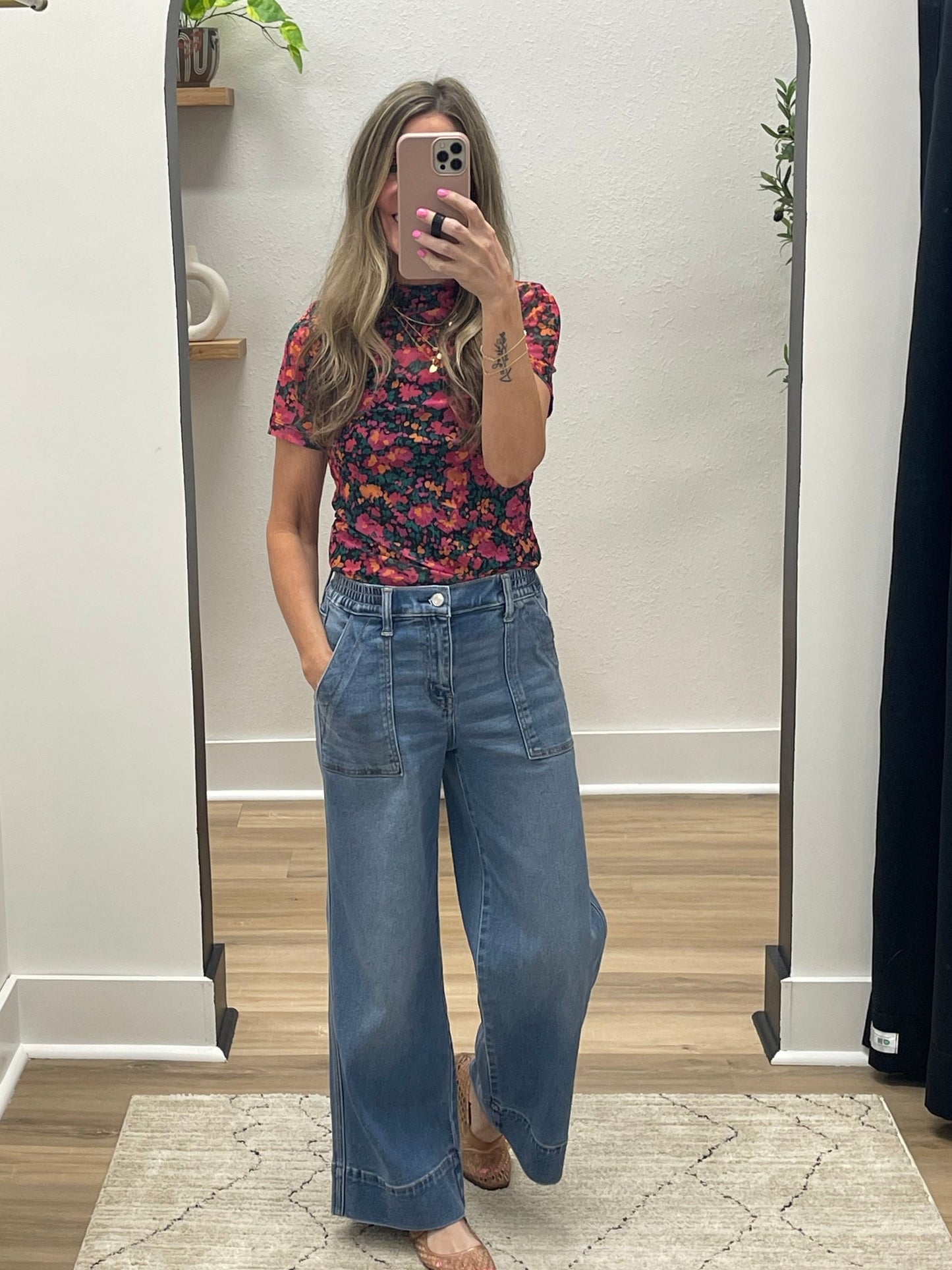 THE BLAKELY TENCEL WIDE LEG PANT