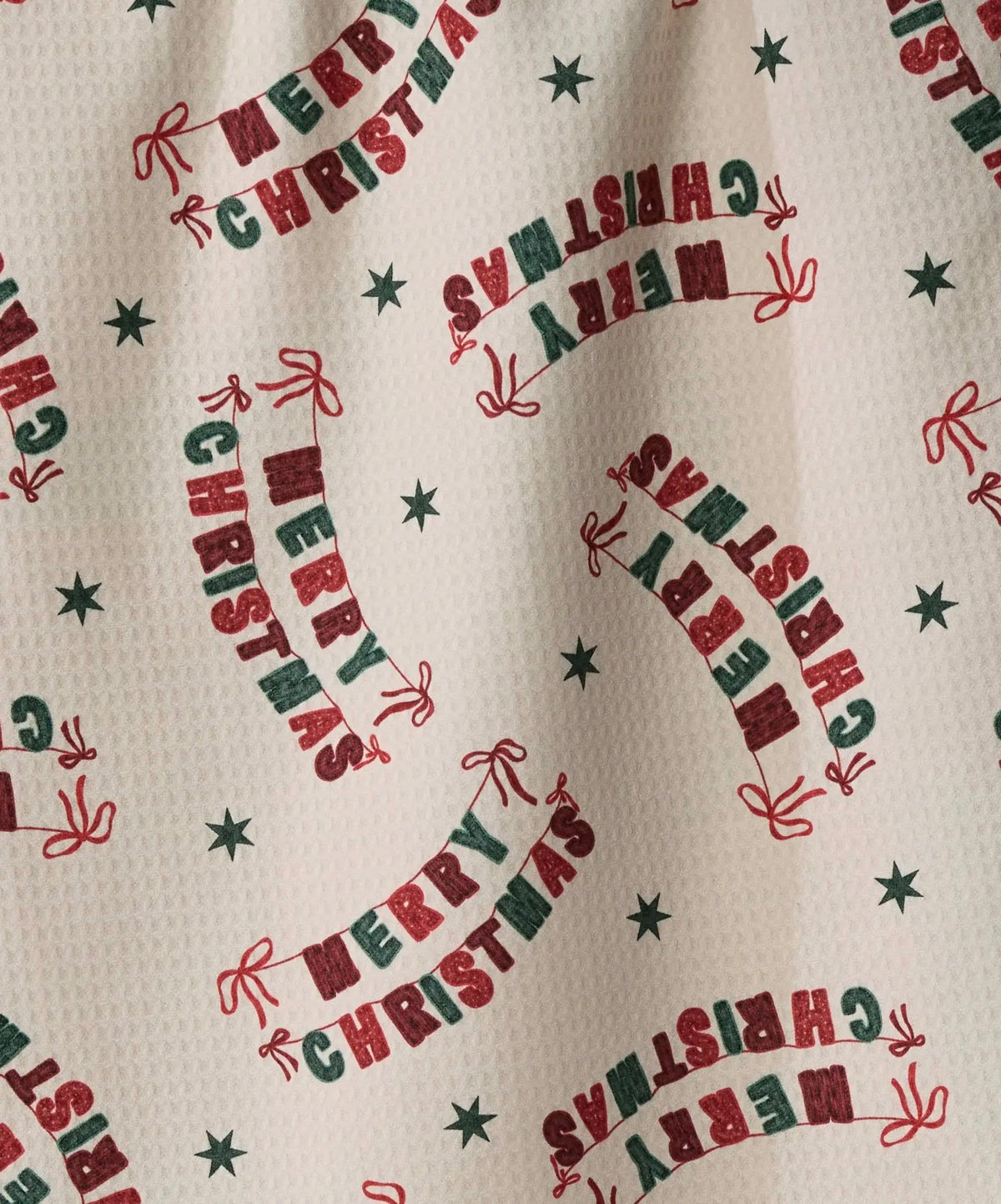 CHRISTMAS CRAFTS GEOMETRY TEA TOWELS - double sided
