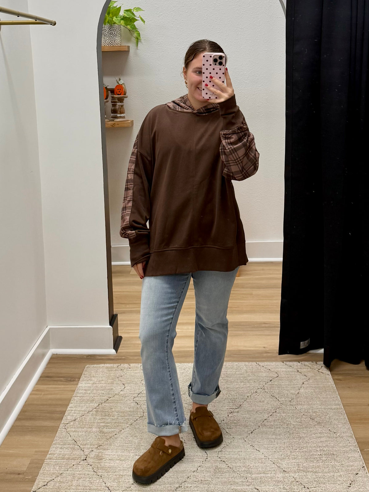THE JENNA CHOCOLATE HOODIE