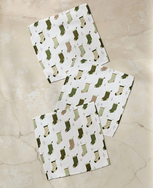 STOCKING MEDLEY GEOMETRY DISHCLOTH SETS