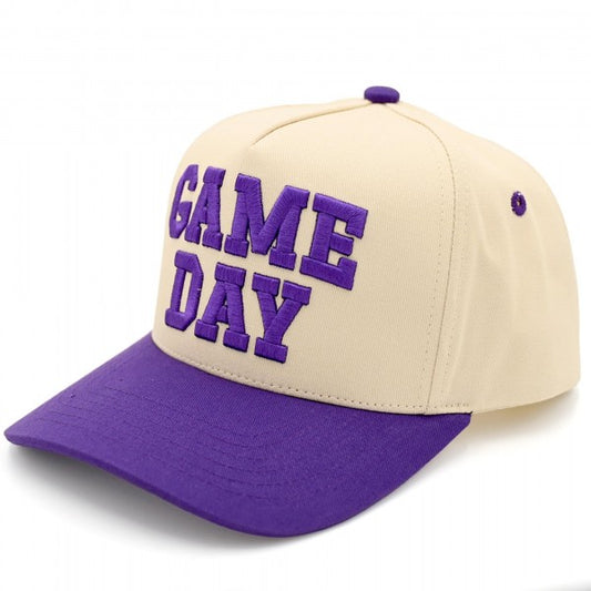 THE GAME DAY BASEBALL HAT- various colors