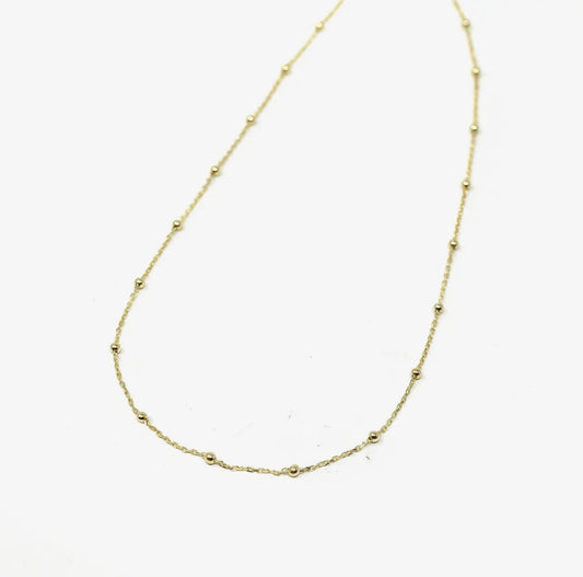THE BABY BALL NECKLACE - gold