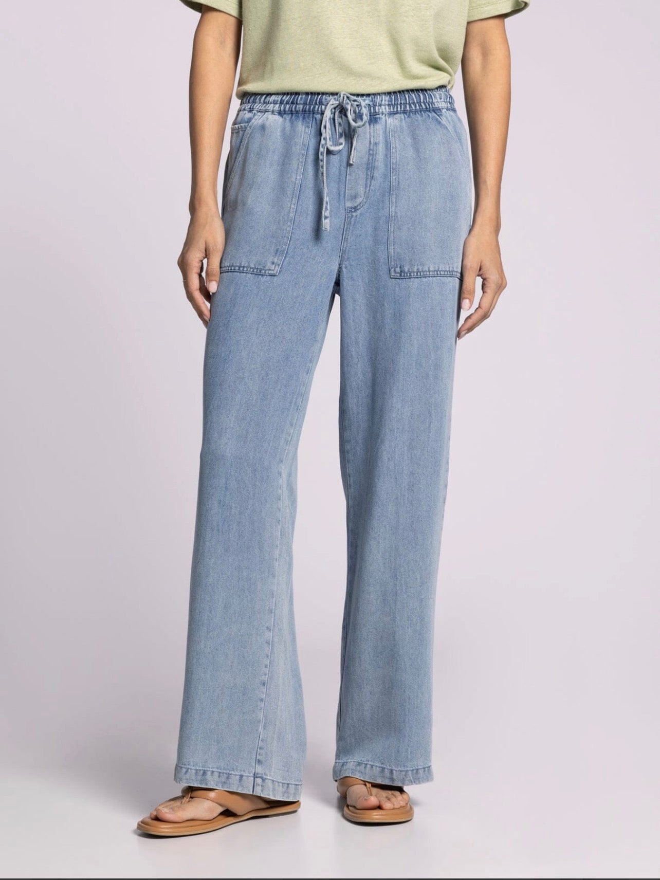 THE PEARLA SOFT & LIGHTWEIGHT PANTS - denim