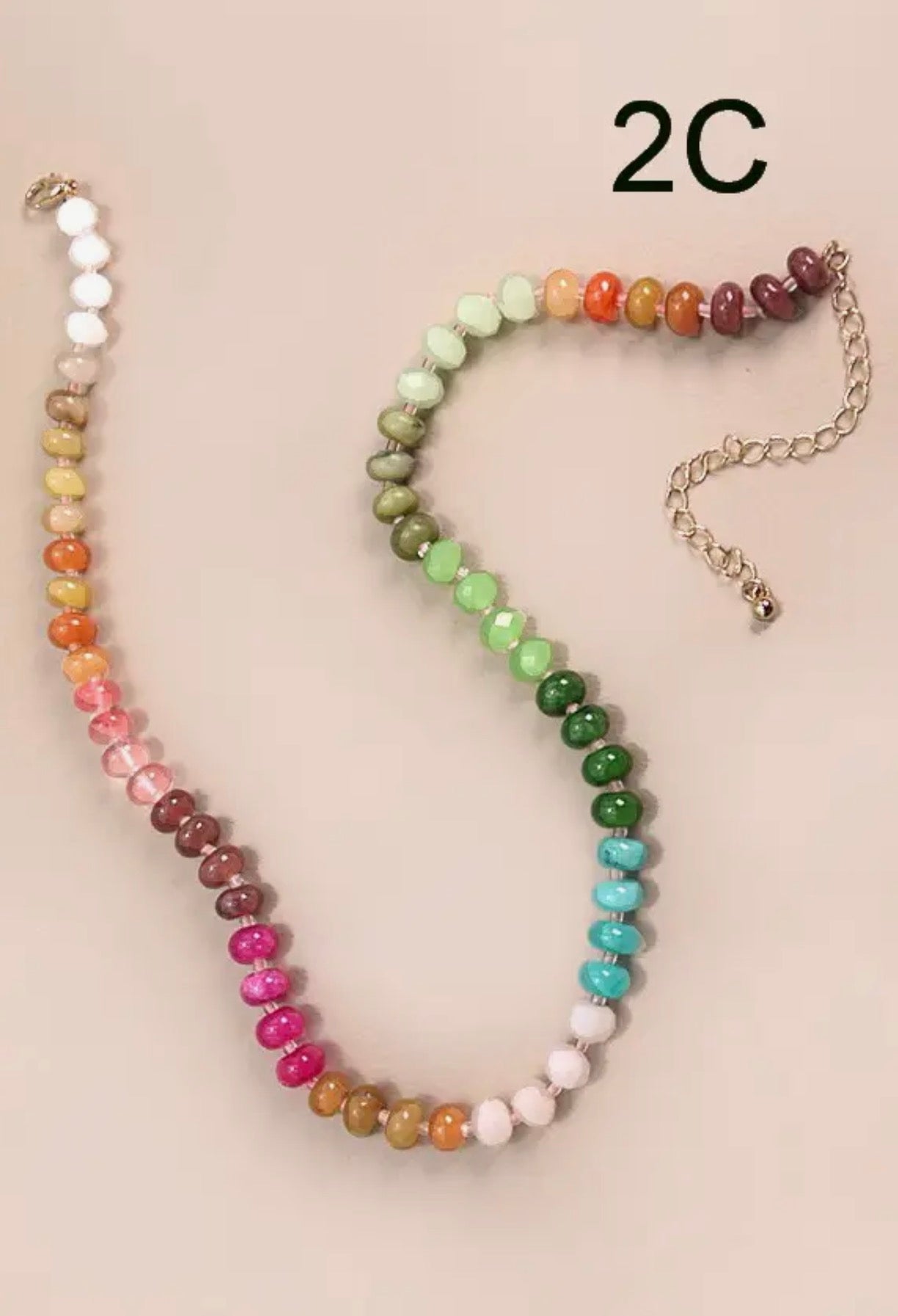 NATURAL AGATE GLASS SEMI PRECIOUS BEAD NECKLACES