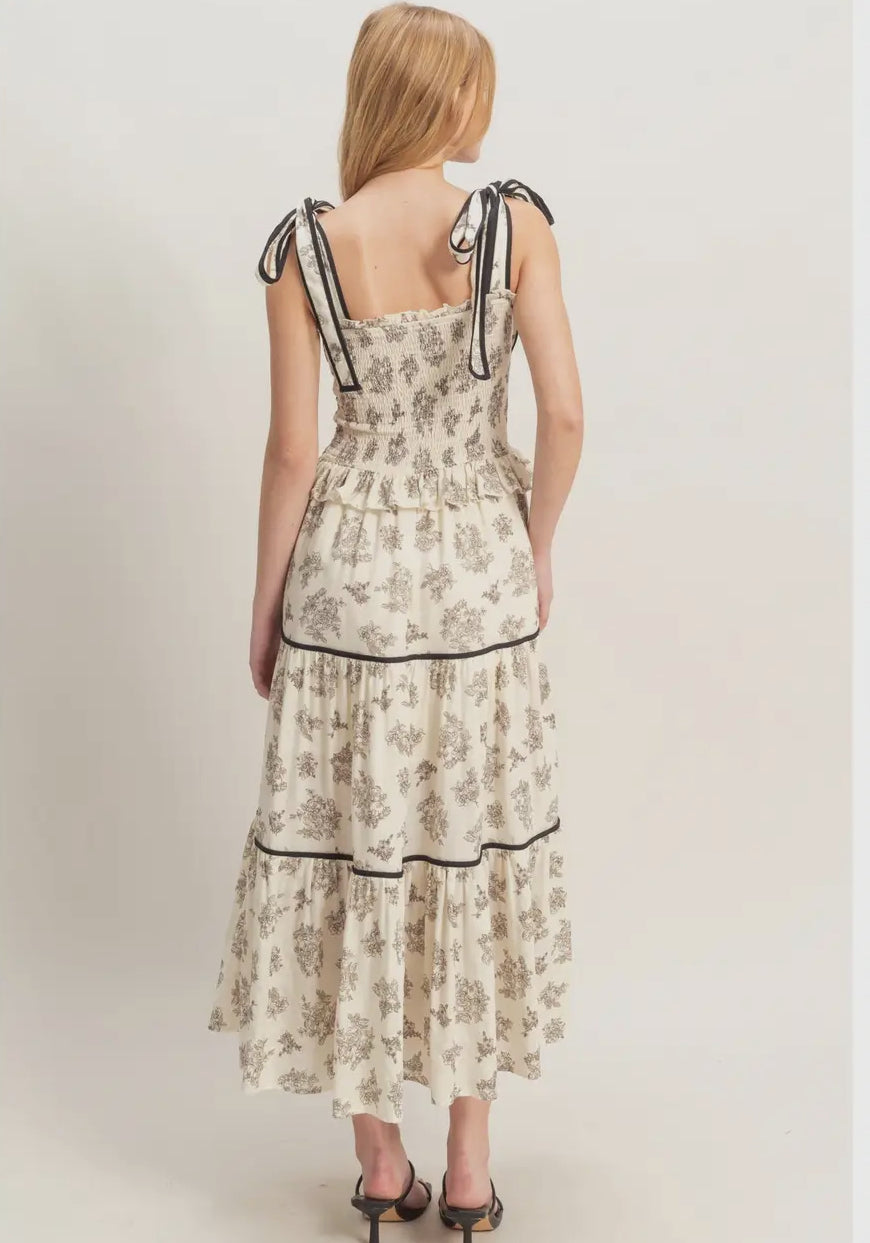 THE MANDY TIERED FLORAL SUNDRESS