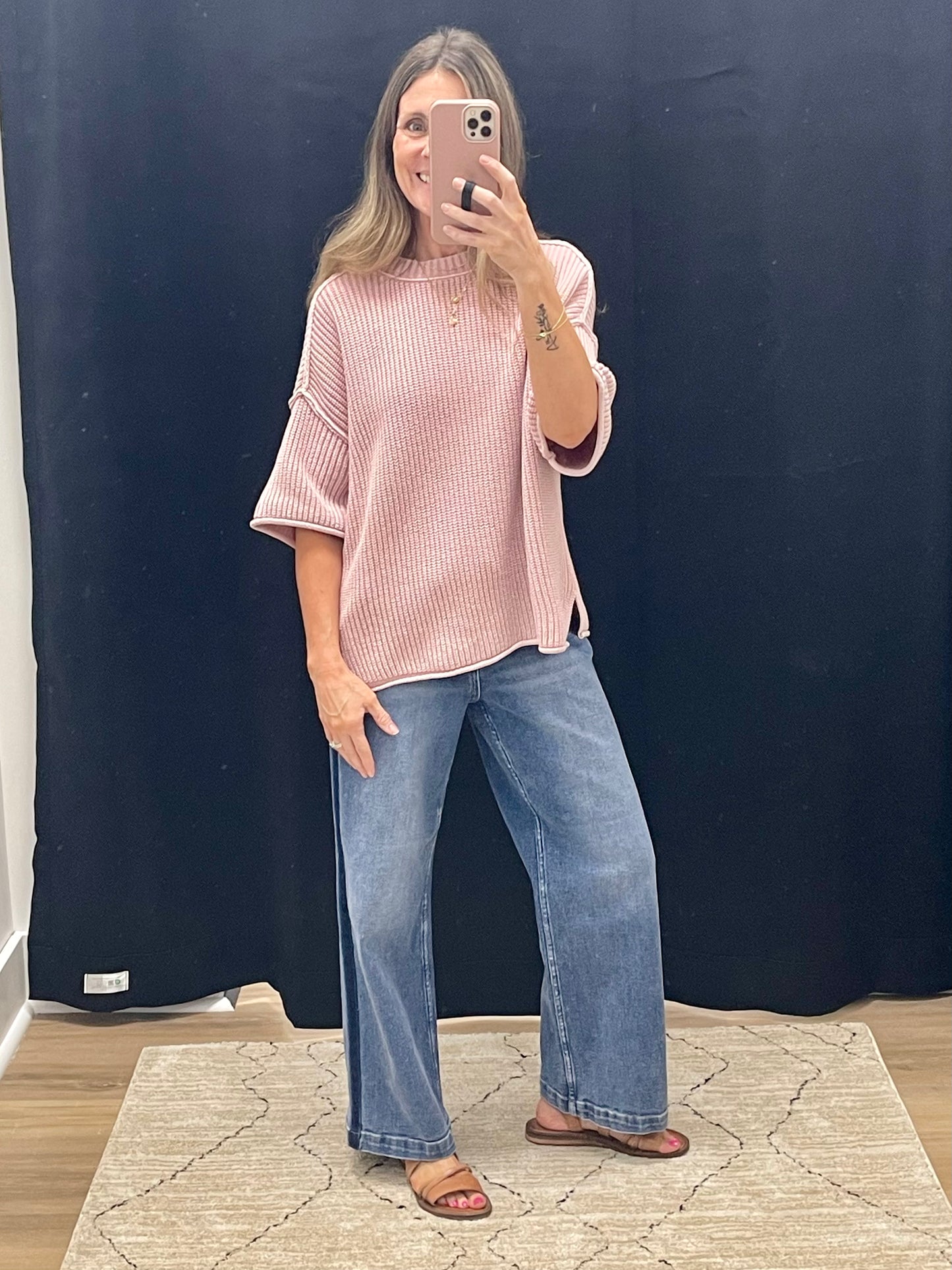 THE NATALIE MINERAL WASHED SWEATER - 2 colors