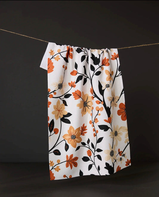 SPICED FALL FLORAL BLOOM TEA TOWELS