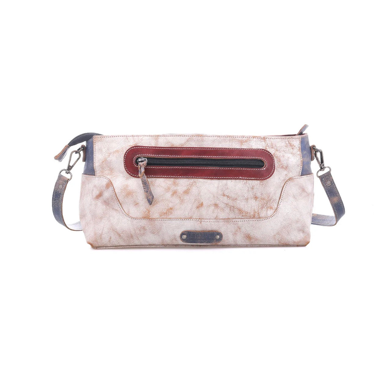 BEDSTU GENUINE LEATHER HYPERBOLIC CROSSBODY PURSE - Americana Lux