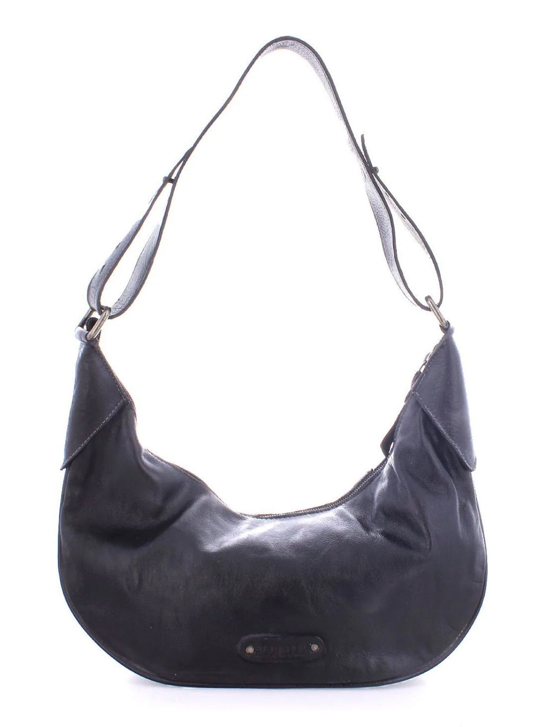 BEDSTU MEGARA SADDLE SHOULDER BAG - black