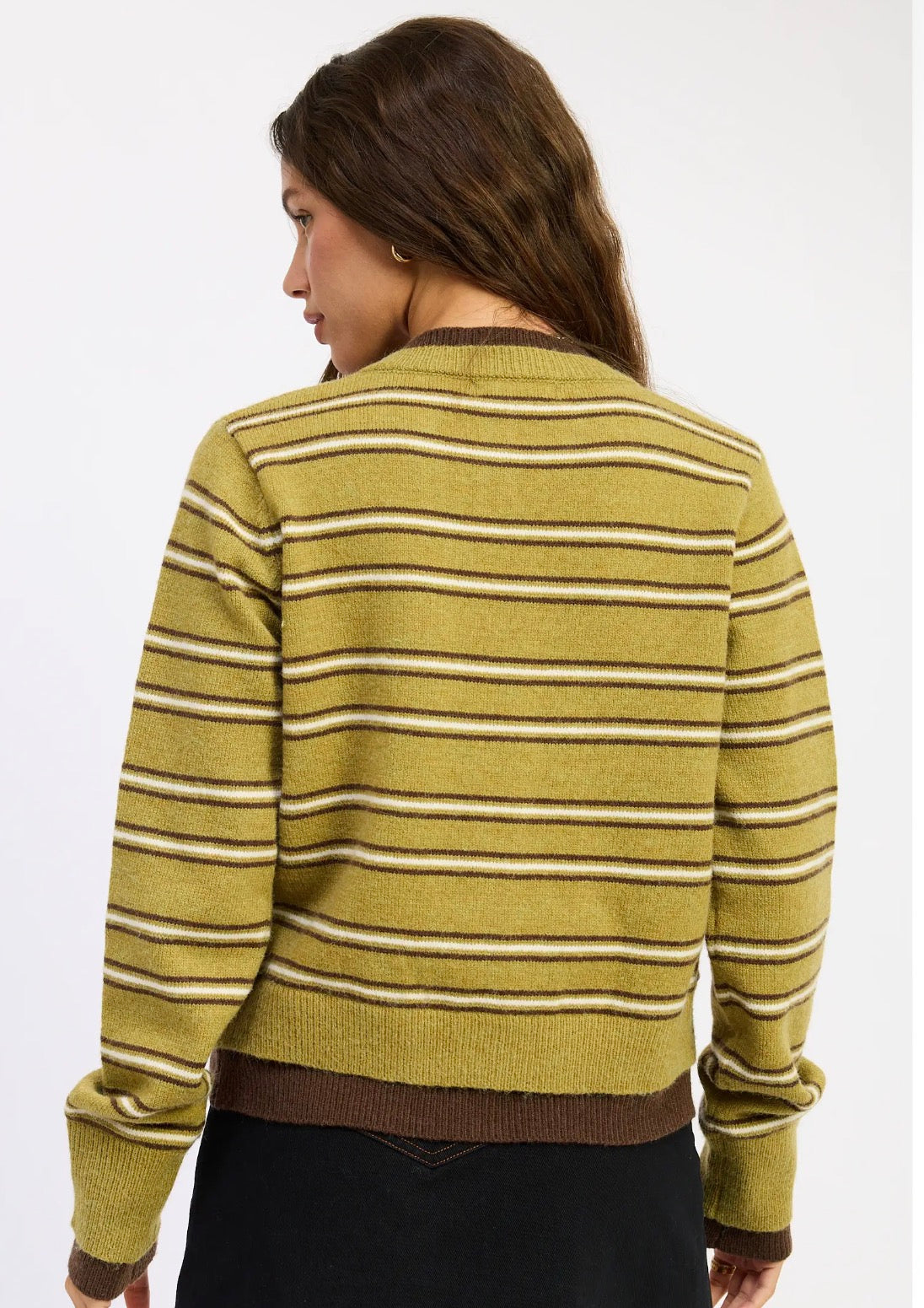 THE TERRI LAYERED ROUND NECK CARDIGAN