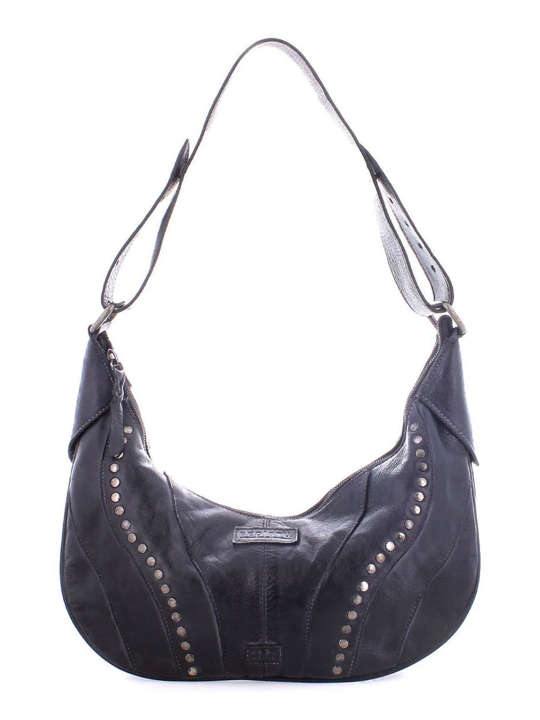 BEDSTU MEGARA SADDLE SHOULDER BAG - black