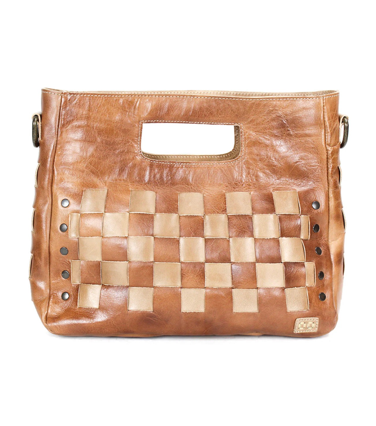 BEDSTU ORCHID MEDIUM SIZE LEATHER BAG - tan oats rustic