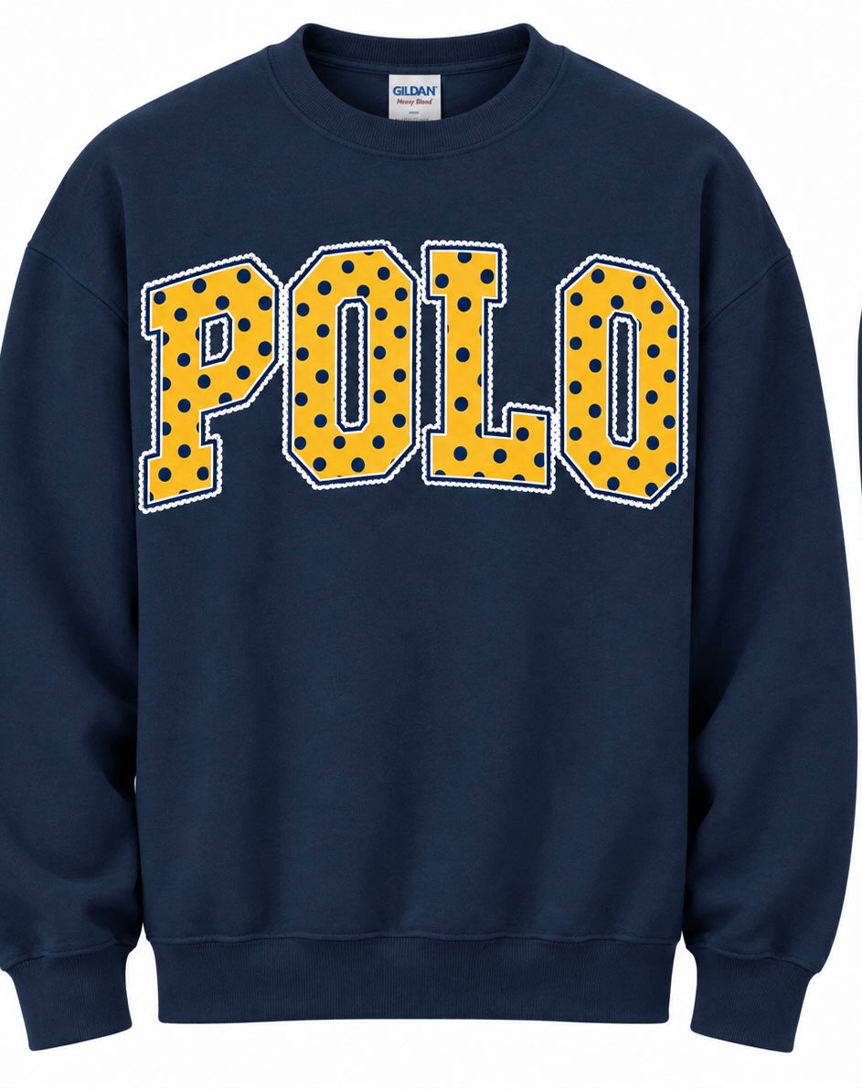SCHOOL POLKA DOT CREWNECK SWEATSHIRTS - Polo preorder