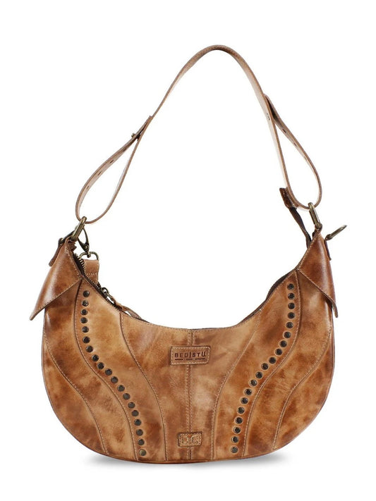 BEDSTU MEGARA SADDLE SHOULDER BAG - tan rustic