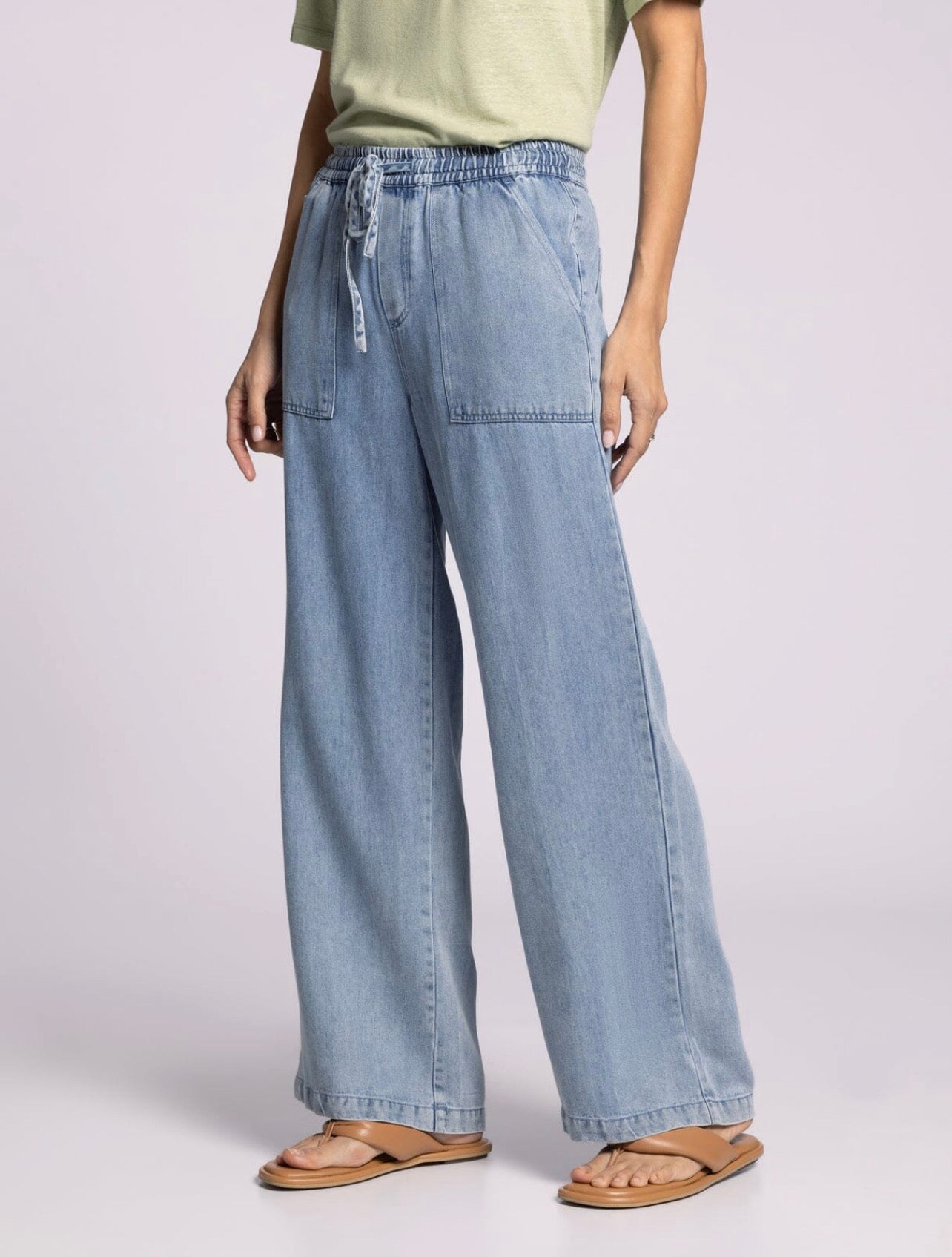 THE PEARLA SOFT & LIGHTWEIGHT PANTS - denim