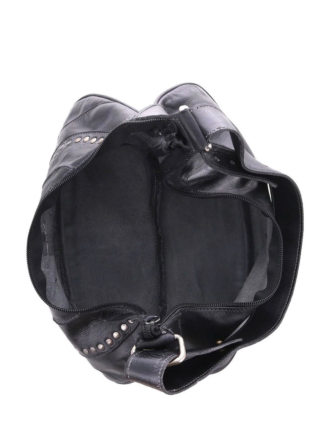 BEDSTU MEGARA SADDLE SHOULDER BAG - black