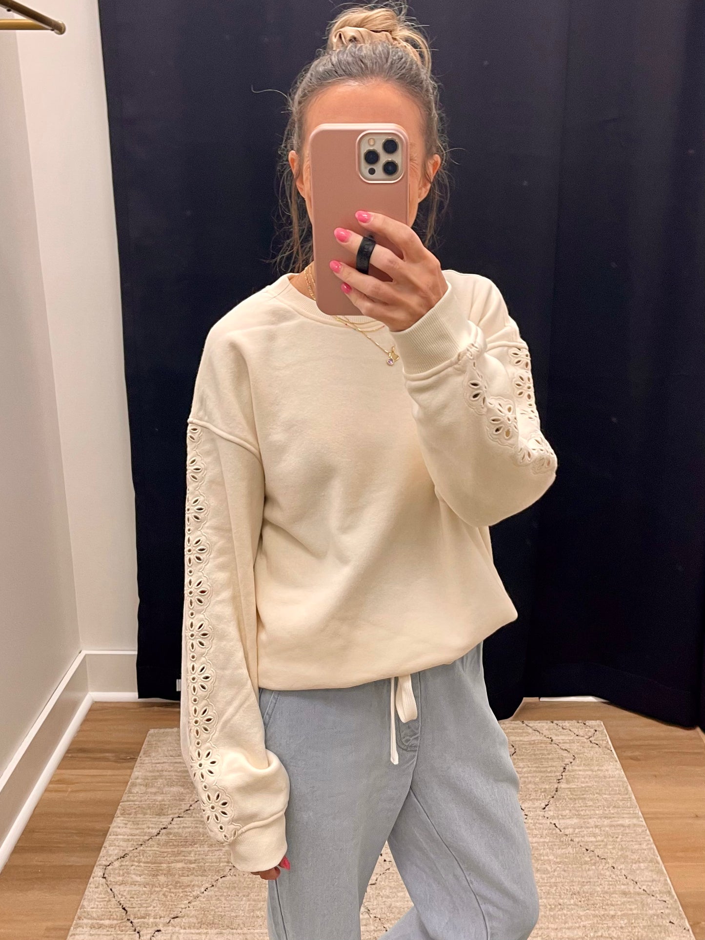 THE MARIETTA SOFT SWEATSHIRT - eggnog