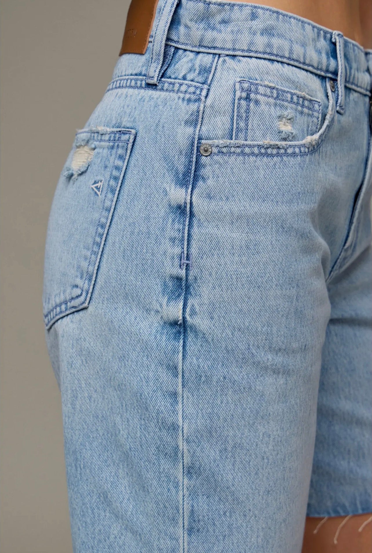 THE BAYLEN BAGGY DAD DENIM SHORTS