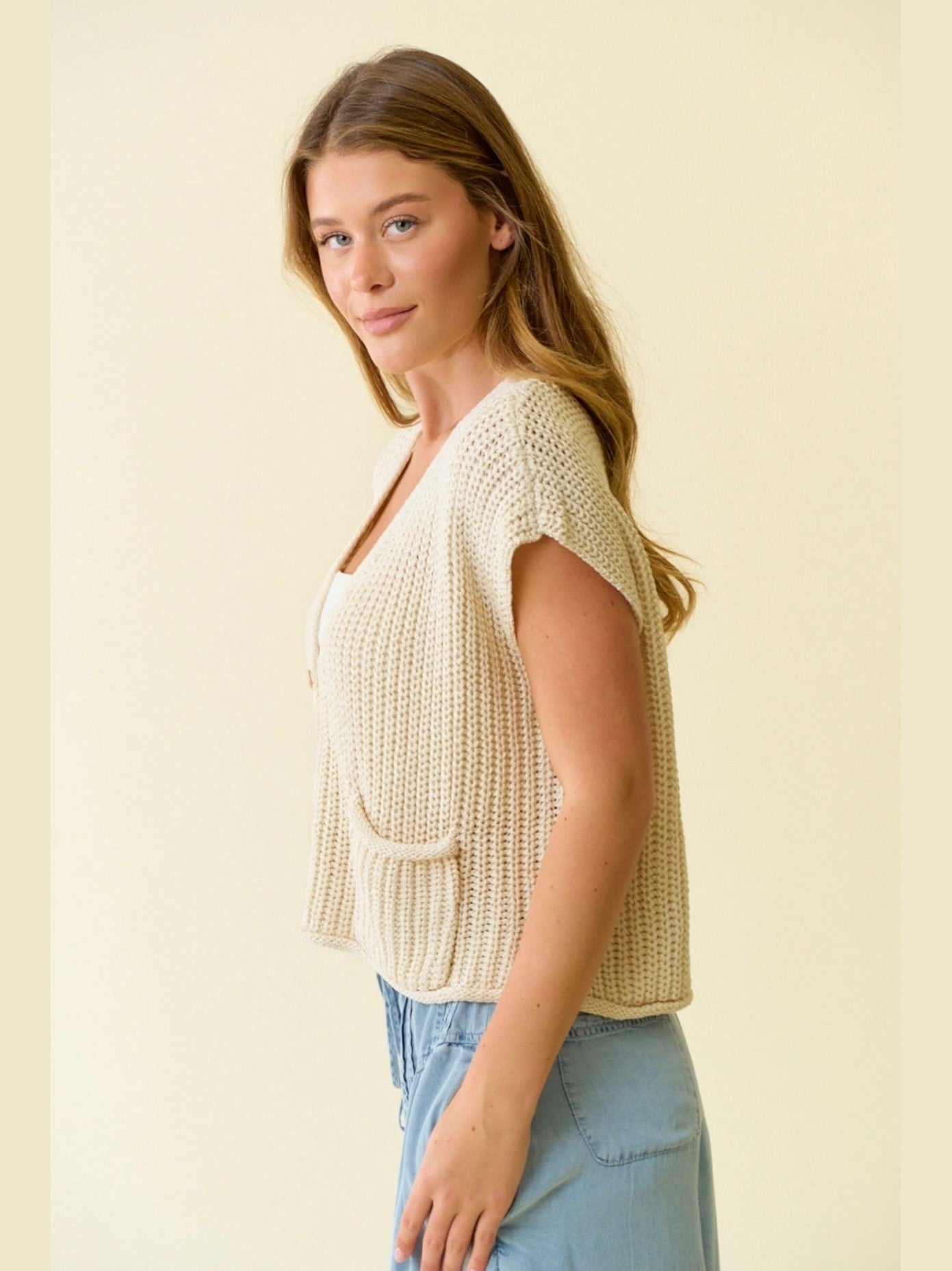 THE ALLY CHUNKY STITCH SWEATER