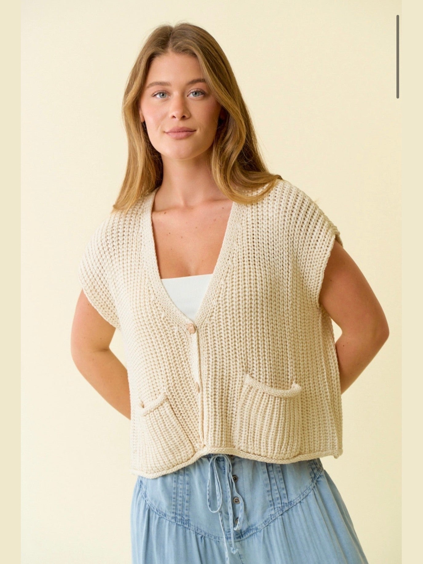 THE ALLY CHUNKY STITCH SWEATER