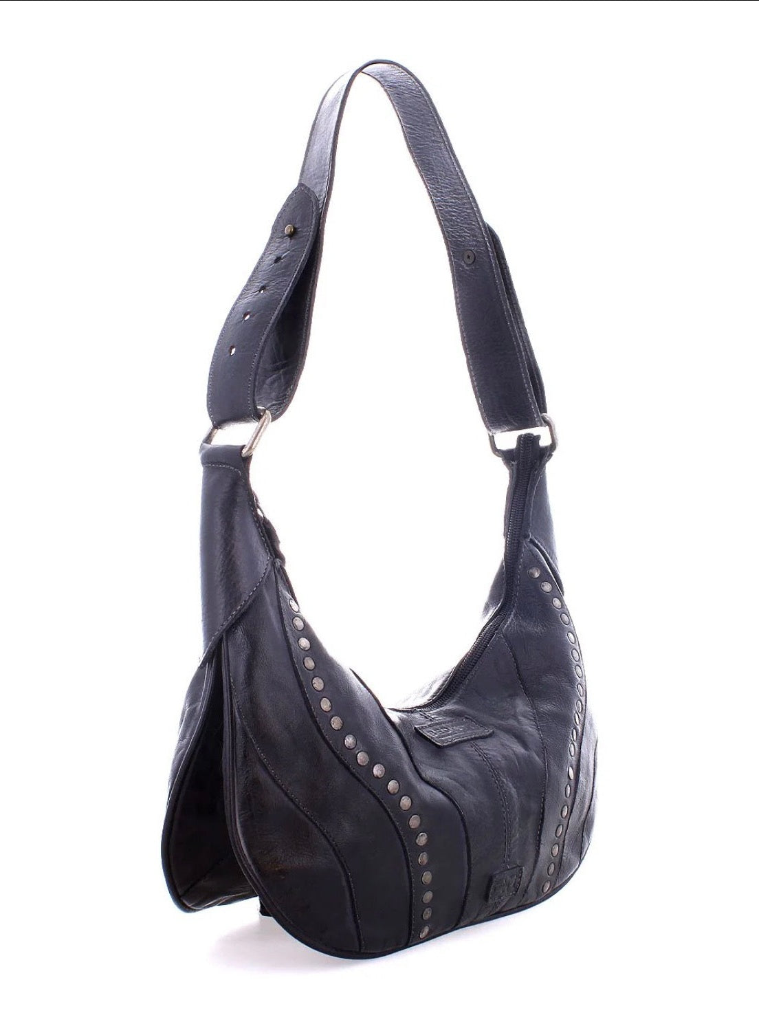 BEDSTU MEGARA SADDLE SHOULDER BAG - black