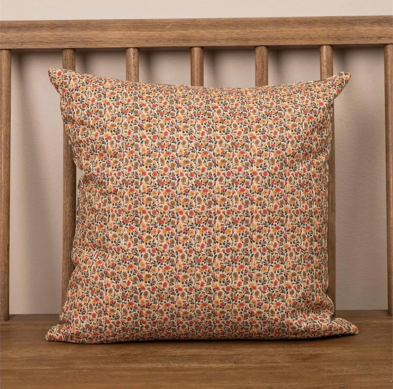 18x18 REVERSIBLE FLORAL PILLOW COVER