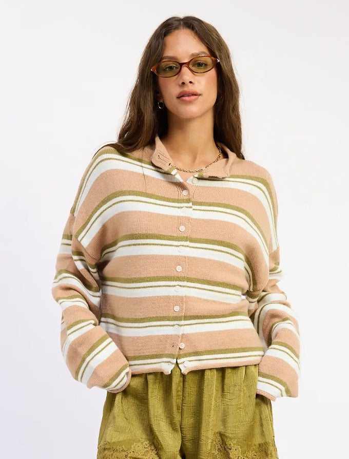 THE NADIA FUNNEL NECK CARDIGAN