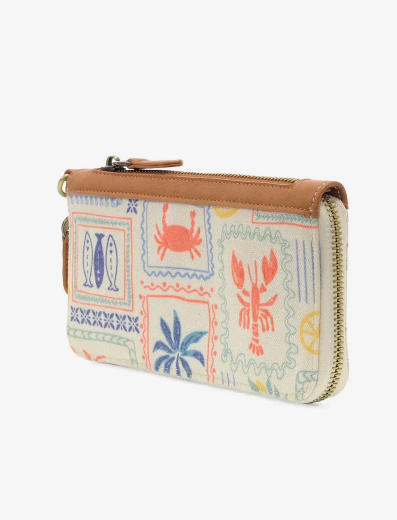 CHLOE COASTAL CHARM CANVAS WRISTLET