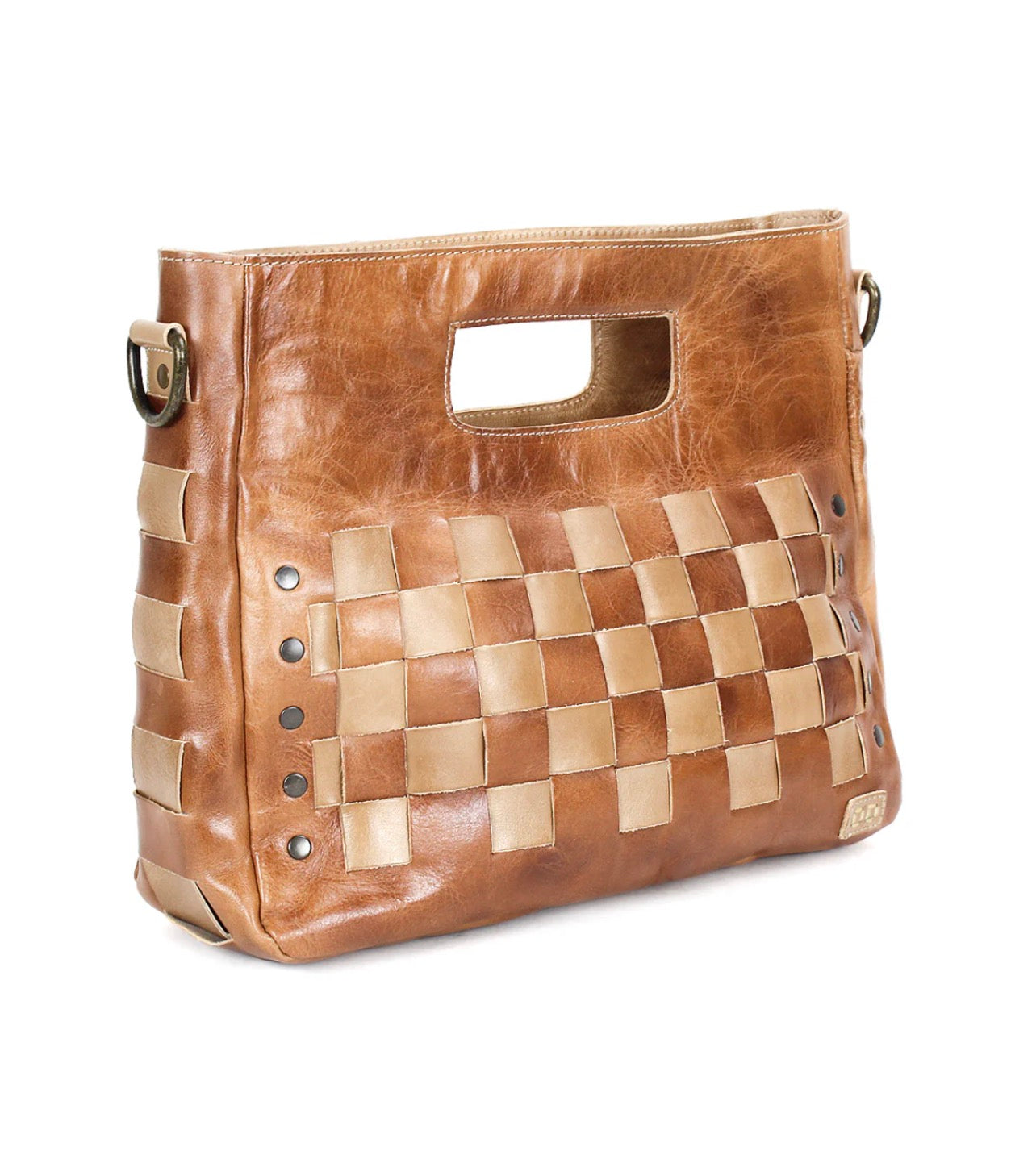 BEDSTU ORCHID MEDIUM SIZE LEATHER BAG - tan oats rustic