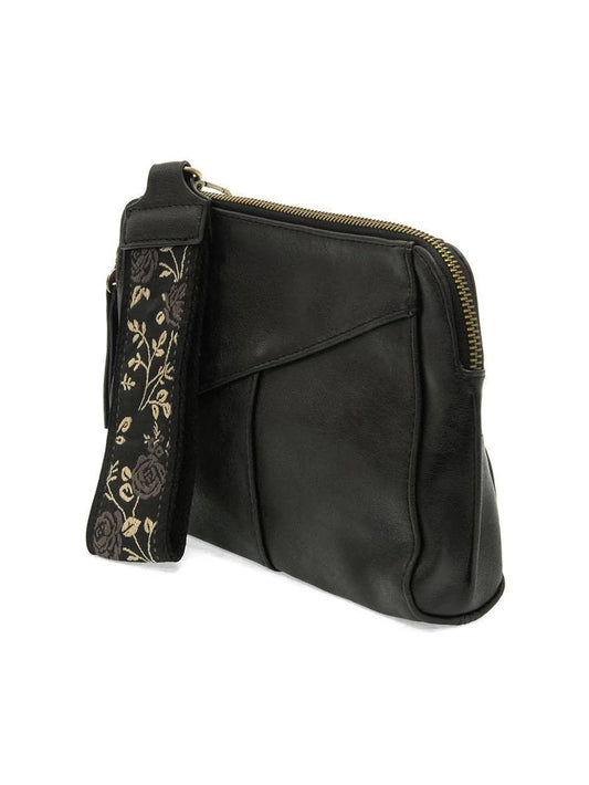 THE GIGI SMALL CROSSBODY/WRISTLET - black