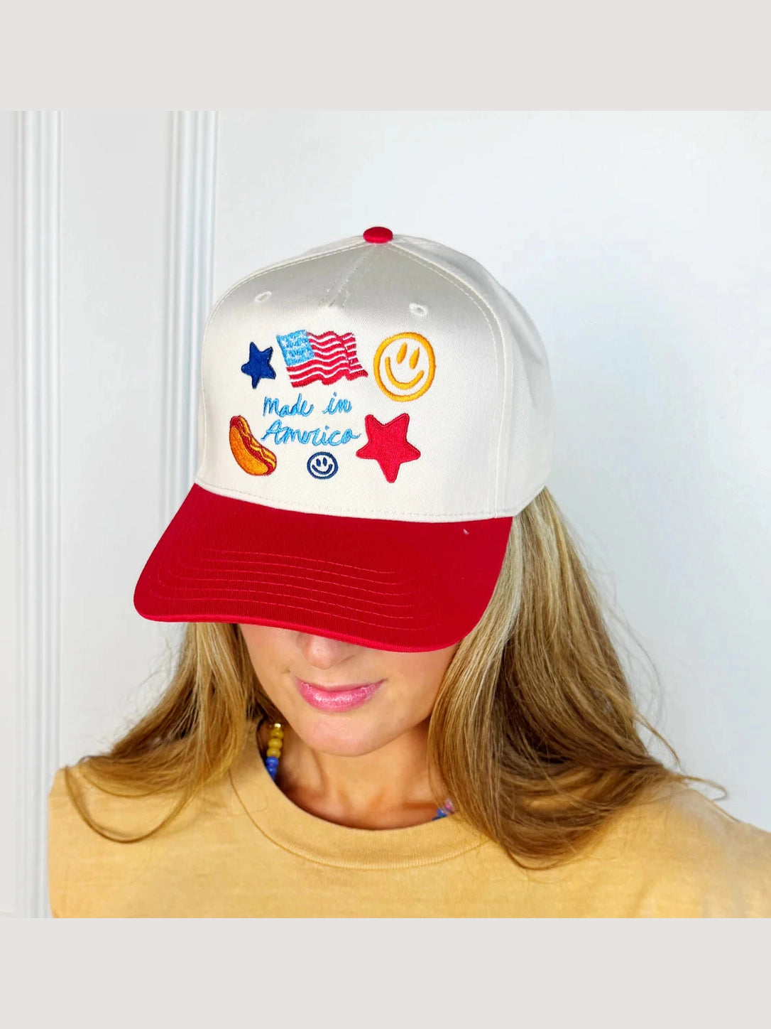 MADE IN AMERICA EMBRODIERED HATS