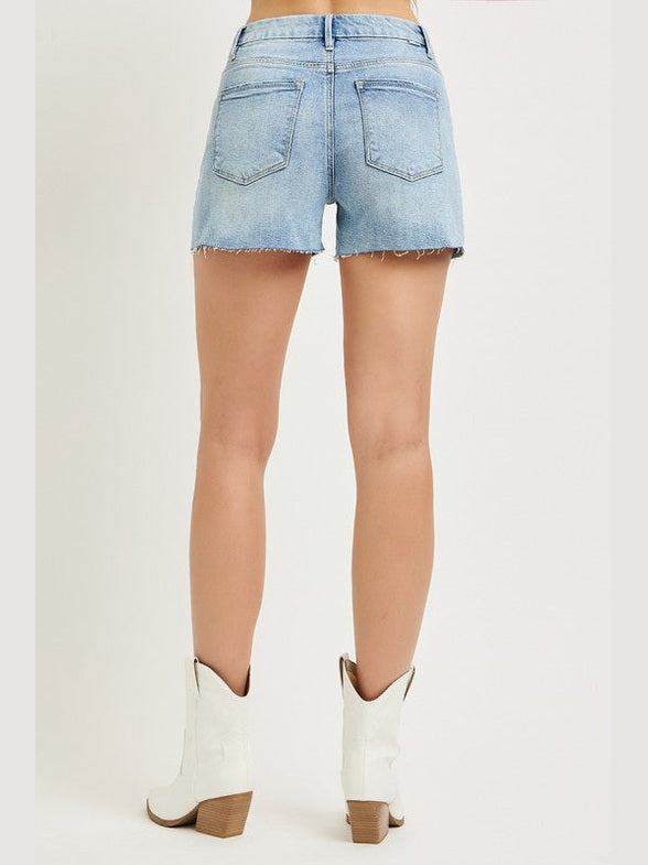 THE KYLIE SLOUCHY DENIM SHORTS
