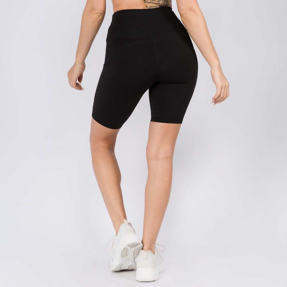 THE LAKELY ACTIVE BIKER SHORTS - black