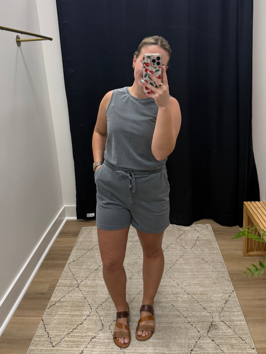 THE JOEY ROMPER - vintage indigo