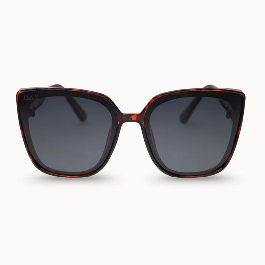 DAX LUX OVERSIZED CATEYE SUNNIES - cheetah