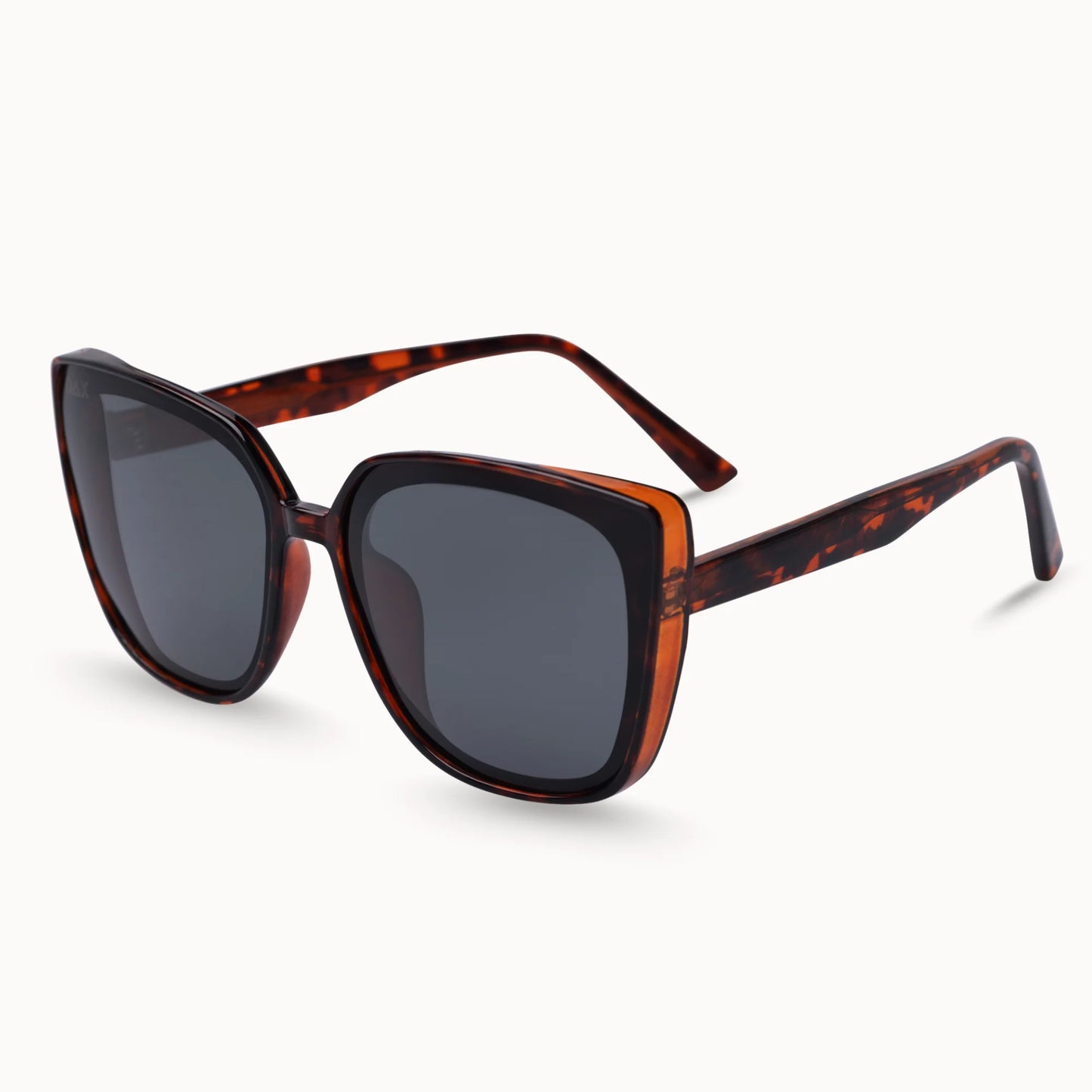 DAX LUX OVERSIZED CATEYE SUNNIES - cheetah