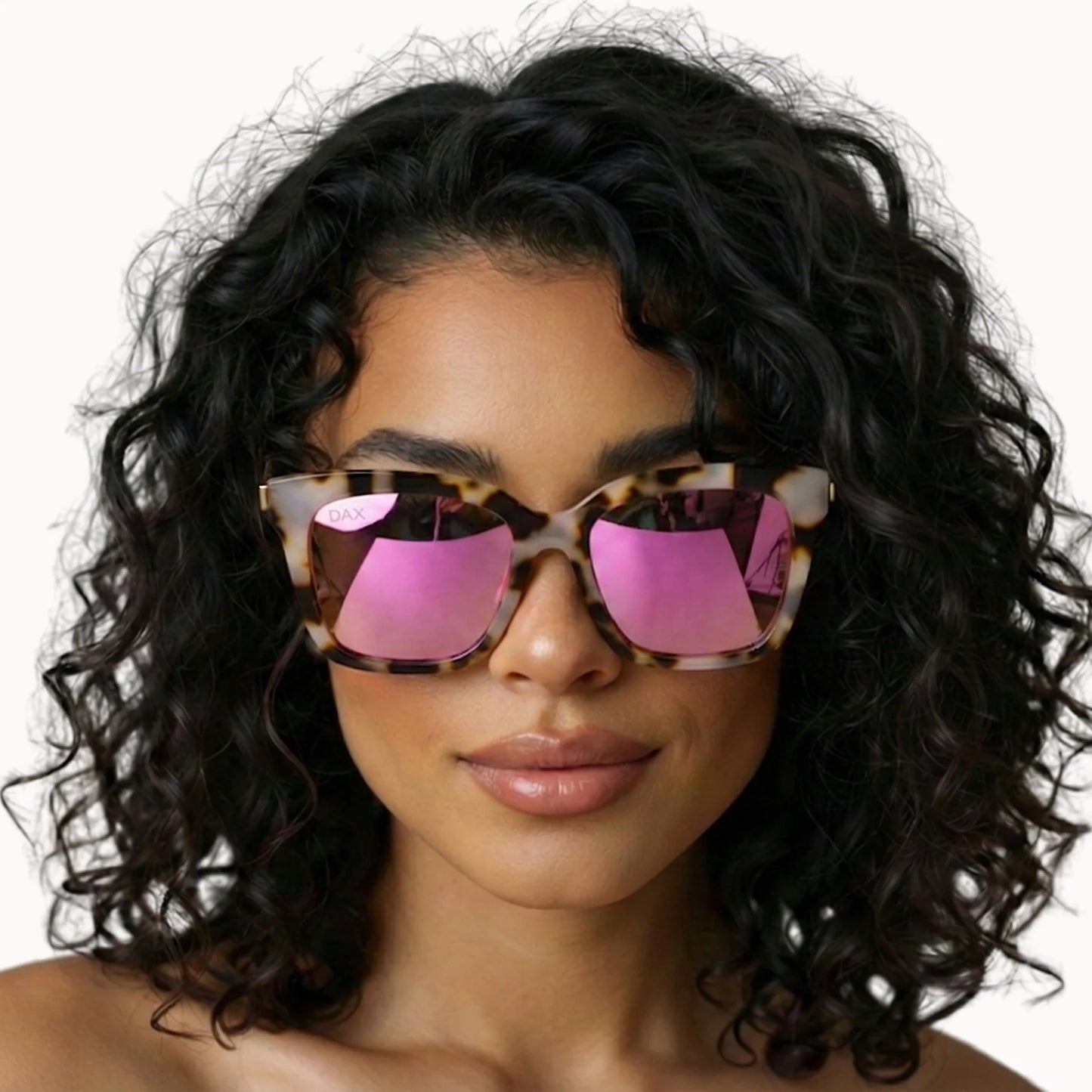 DAX LYLA MEDIUM CATEYE SUNNIES - hot pink
