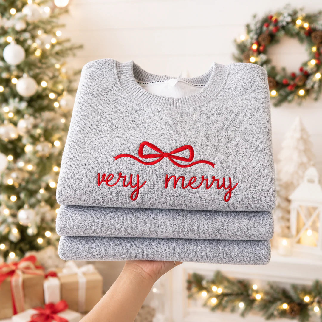 PREORDER THE VERY MERRY KNIT SWEATER