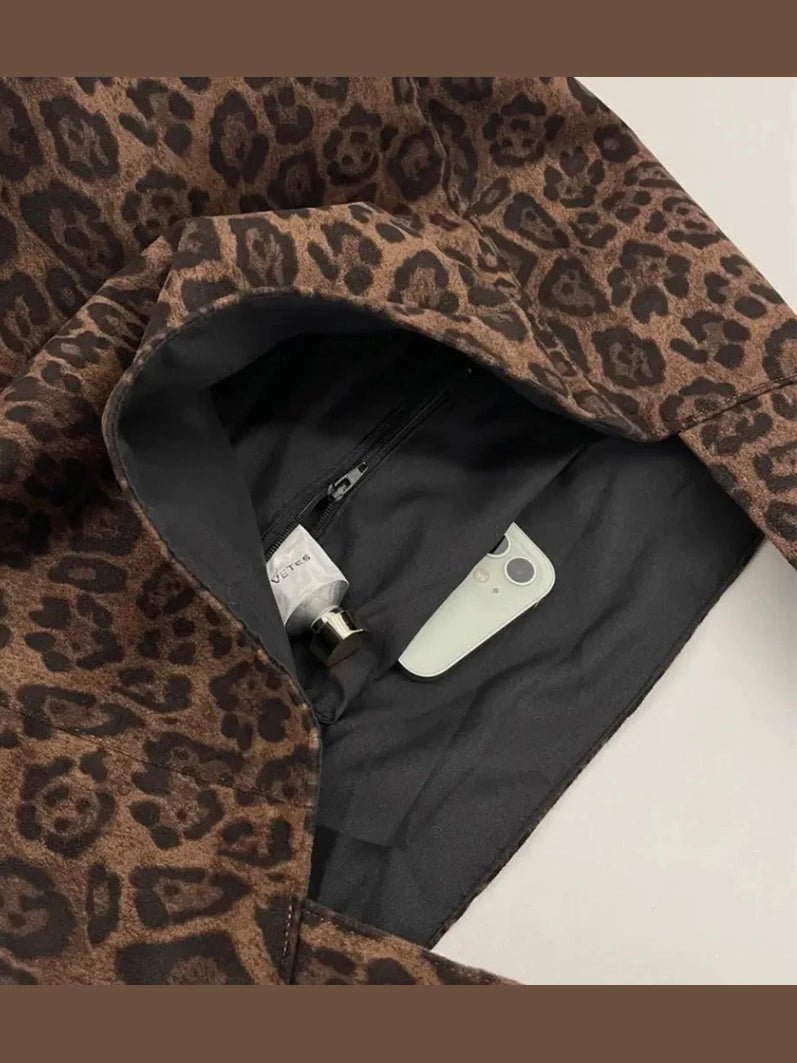 CUSTOMIZABLE LEOPARD TOTE BAG - preorder