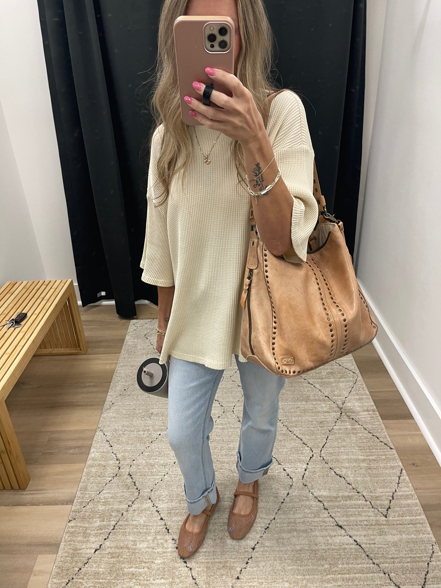 BEDSTU PACKET SHOULDER TOTE BAG - oats dd